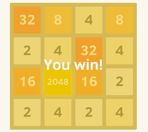 Primer on X: Here's an interesting question. Is it possible to lose a game  of 2048 on 8x8 mode? Lose = run out of legal moves before getting a 2048  block  /
