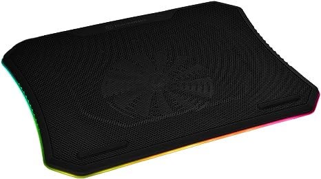Thermaltake Massive 20 RGB Steel Mesh Panel Single 200mm Fan 10"‐19" Laptop Notebook Cooling Pad CL‐N014‐PL20SW‐A. || latest technology || smart technology || viral technology || cooling pads || laptop cooling pads .