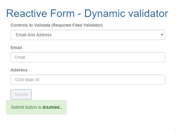 Angular 7 Dynamic validators. Angular provides out of box feature to… | by  Yogesh Rathod | Medium