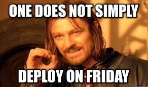 Do not deploy on Friday!. Ok… but why not? | by Adrien Guéret | Product, Experience & Technology @ OpenClassrooms | Medium