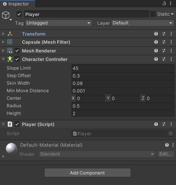 A Physics Based Character Controller for Unity — Part 1 Basic Movement