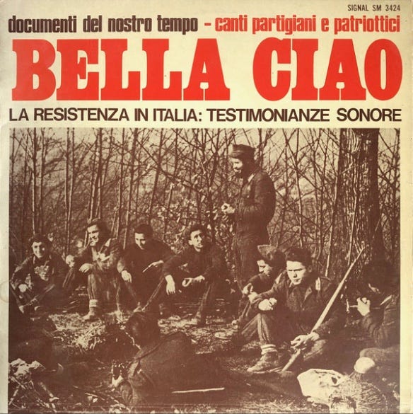 Anti-Fascist Hymn went on Trend. The song “Bella Ciao” was a hit