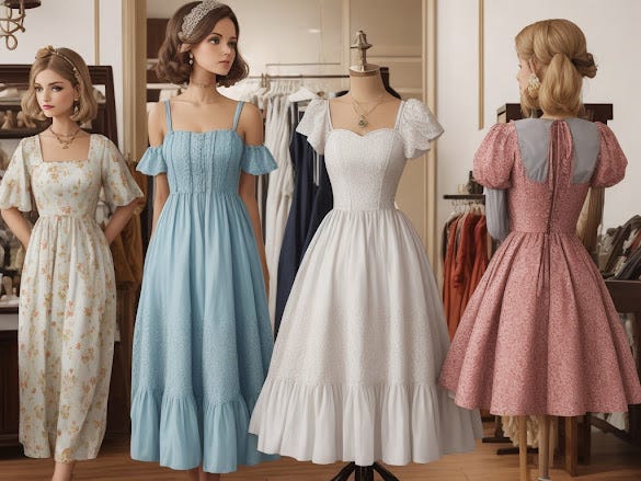 vintage dresses online