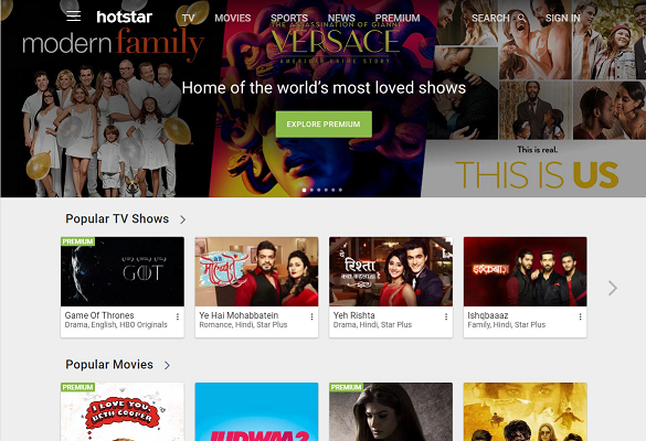VPN for Hotstar Premium