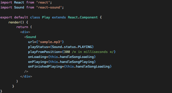 How to play sounds in a React program | by Charlie Robinson | Medium