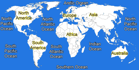 how many oceans are in the world
