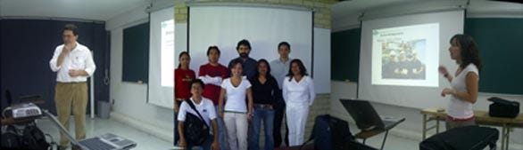 Equipo iGEM 2006 IPN-UNAM. Imagen de https://www.comunidad.escom.ipn.mx/genaro/Papers/iGEM_Mexico_files/bulletin-1.pdf