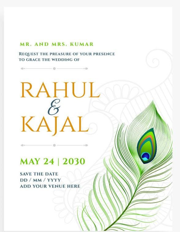 Which is the best wedding invitation card create app? by
