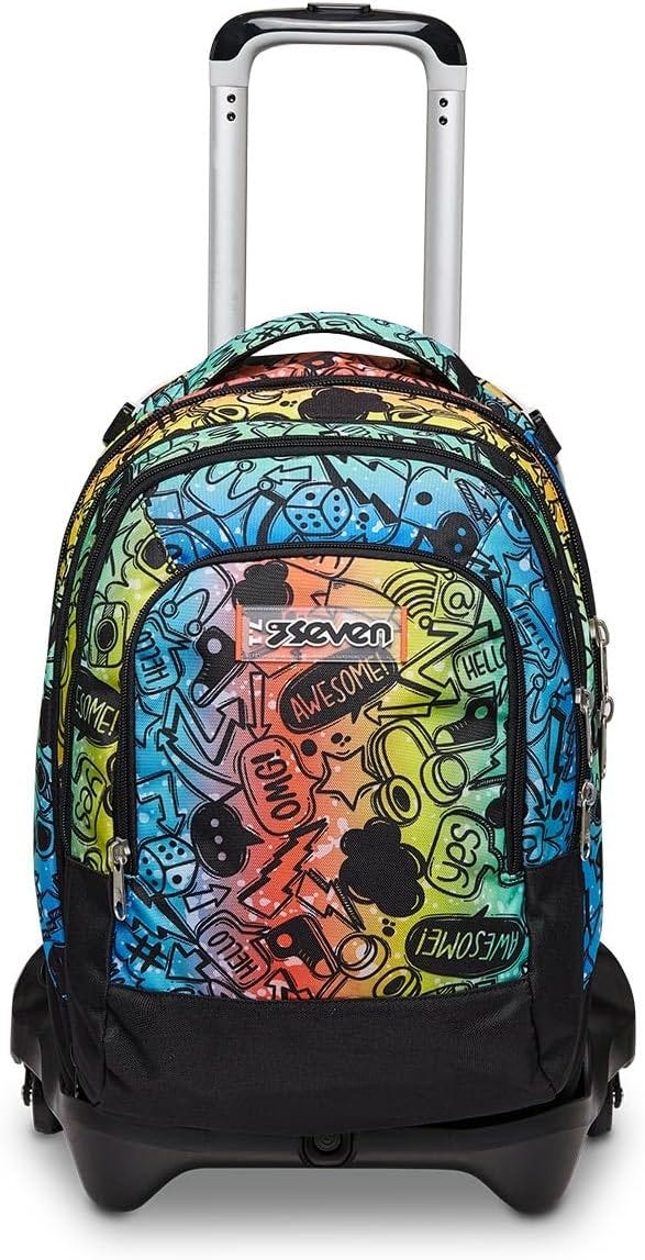Zaino Scuola Seven Trolley Scuola Fisso Rosa In Zaini Zaino Scuola