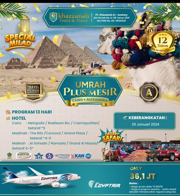 Biaya Paket Umroh Januari 2025. Biaya Paket Umroh 2025 Bersama… | by