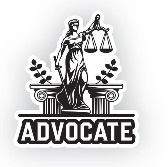 Advocate ’s stickers on cars: means of identification or misuse?