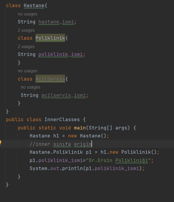 Java Nested(İç İçe) Sınıflar. Merhaba, Java ile backend öğrenme… | by ...