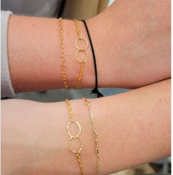 Forever Connected Bracelet of Enduring Friendship - ETERNAL Permanent 