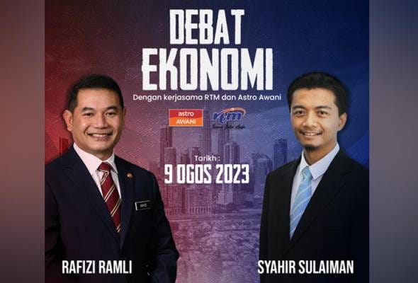Rafizi, Syahir to face off in live economic debate tonight
