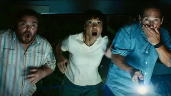 Jack Black, Thandiwe Newton, and Paul Rudd in Anaconda
