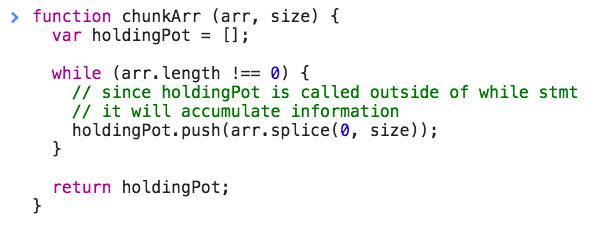 Chunky Monkey. Write a function that splits an array… | by Heggy ...