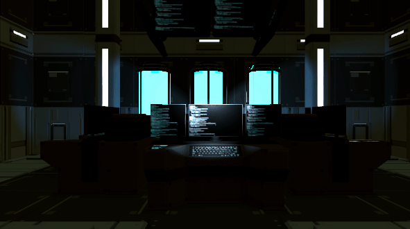 The Intensity was turned down to 0.03 as well as the diffused light setting, Scatter.
