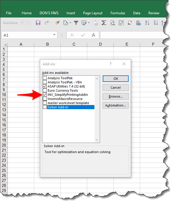 Microsoft Excel — Share Your Automation Tricks by Creating An Add-In ...