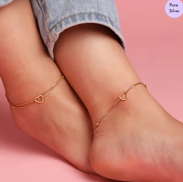 Gorgeous anklets on sale