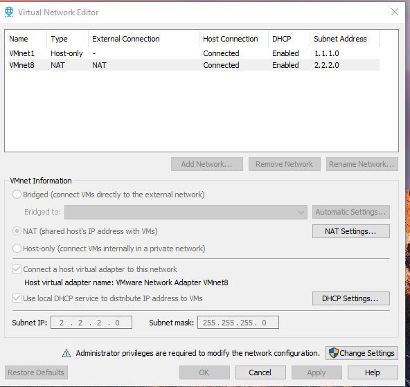 how to assign static ip address in vmware