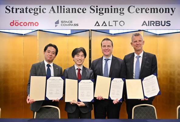 NTT DOCOMO and Space Compass partners with Airbus on HAPS, committing to a USD$100 million…