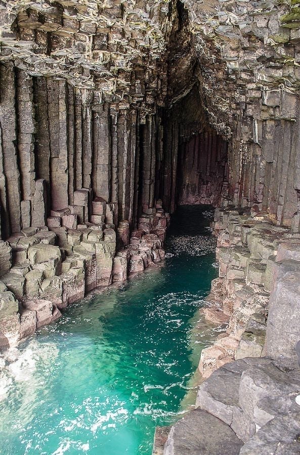 Fingal’s Cave. Fingal’s Cave is a mesmerizing sea cave… by ReContent