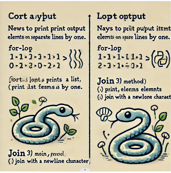 Print Output Elements in a Separate Line in Python; My Two Cents | by ...