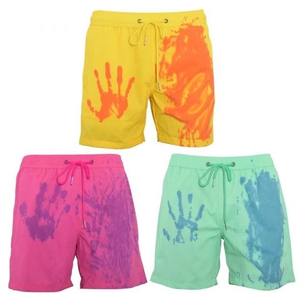 Color Changing Swim Trunks - smart Cool Stuff - Medium