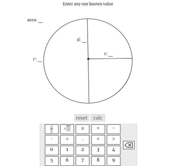 Circle CalculatorTrigcalc Trigcalc Right Triangle Calculator Medium