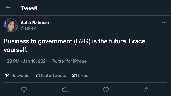 Nyiapin Iman Buat Main Bisnis B2G