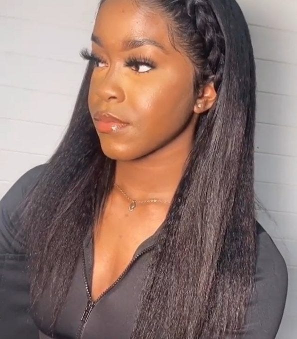 What exactly is a kinky straight hair weave? by MscocoHair Medium