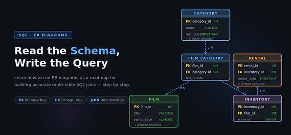 Solving SQL Queries Using ER Diagrams: A Simple 4-Step Approach
