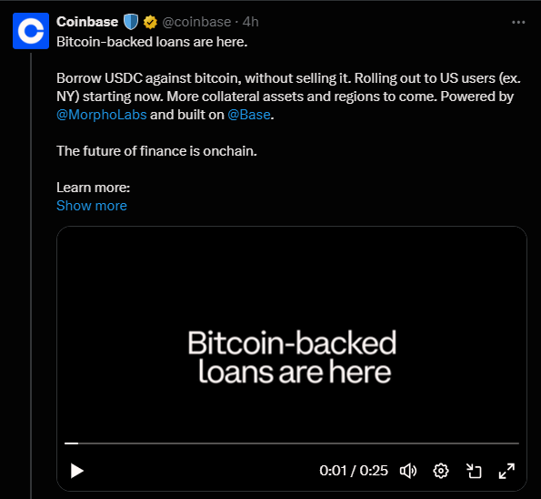 One Step Closer to Never Having to Sell Your Bitcoin