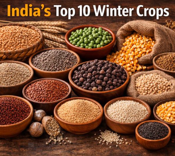 Top 10 Indian Winter Crops with Highest Demand This Season