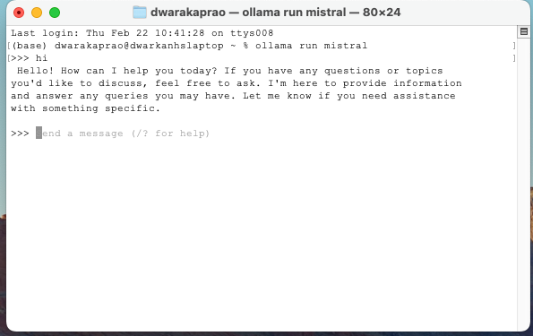 Chat with any LLM using Ollama. Title: Building a Chatbot with Ollama ...