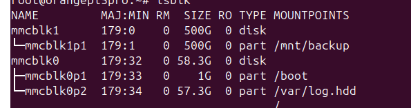 Mounting a microSD partition on  Raspberry or OrangePi