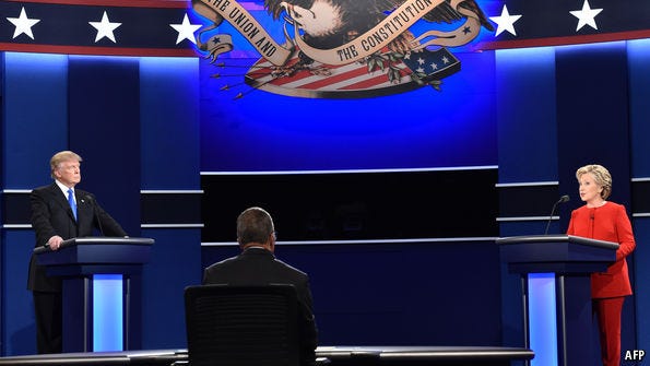 A win for Hillary Clinton. The first presidential debate | by The ...