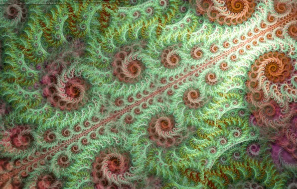 Turbulence has a fractal structure, with clearly distinct scales (artist’s impression)