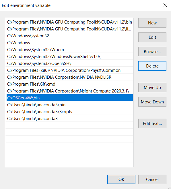Installing GDAL on Conda via Anaconda Prompt