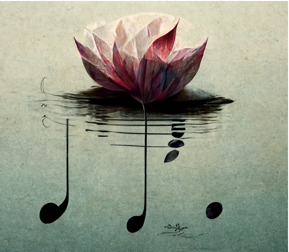 Lotus Flower Song. A Haiku Series by Haikuster Being Known Medium
