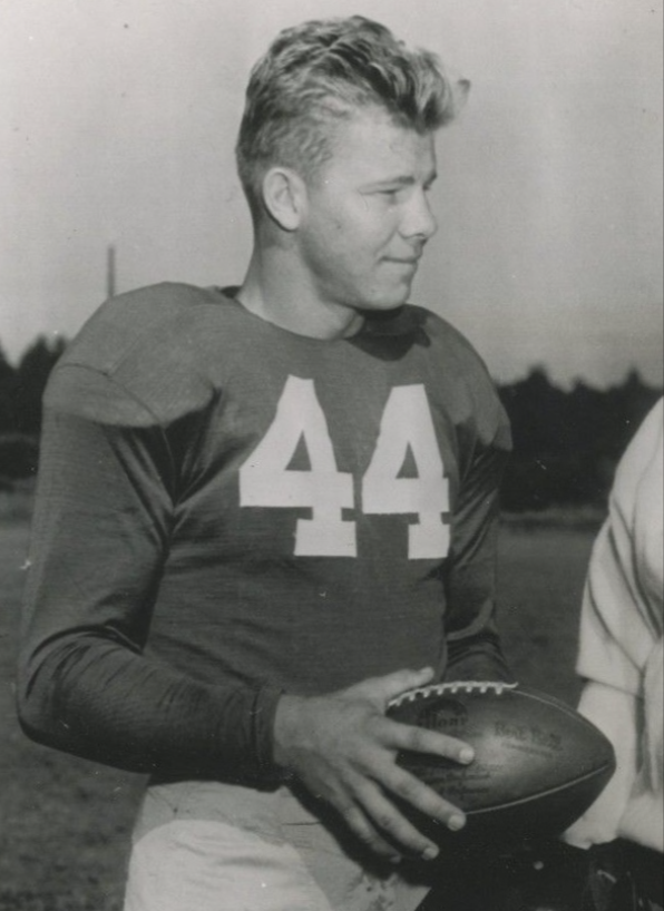 Image: Associated Press July 26 1951 Steve Owens & Kyle Rote New York Giants NFL FB wire photo