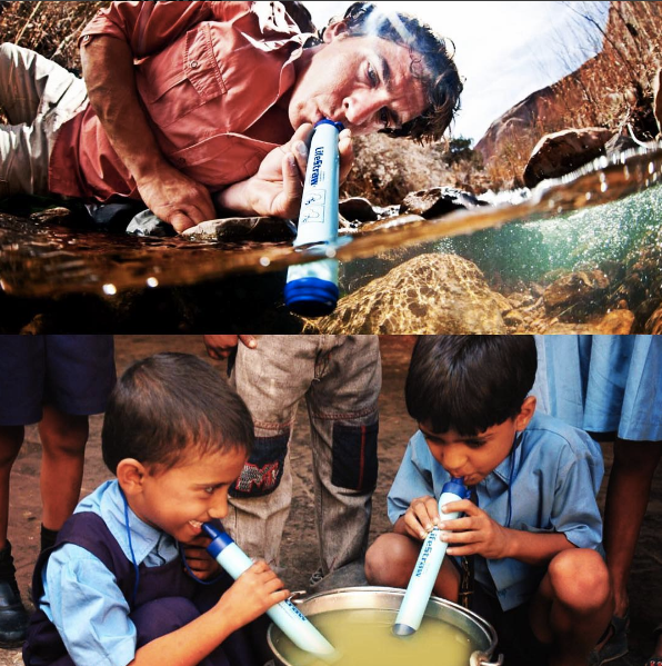 Life Straw safely filters water 💦 allowing you to drink directly from  streams, rivers, lakes, and ponds!, by Tech Chat