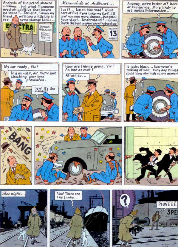 Land of Black Gold. Herge's Land of Black Gold is the 15th… | by Ian Laird  | Making Comics | Medium