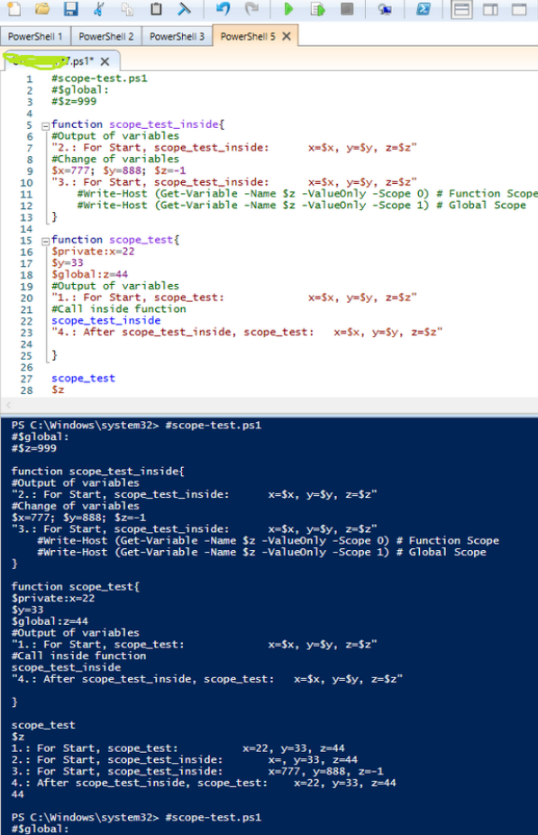 PowerShell and Variable Scopes H3L3Kdh0riA Medium