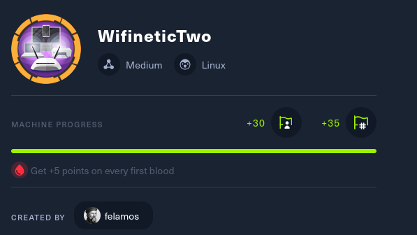 Wifinetictwo Writeup Walkthrough Htb Hackthebox Remote Code