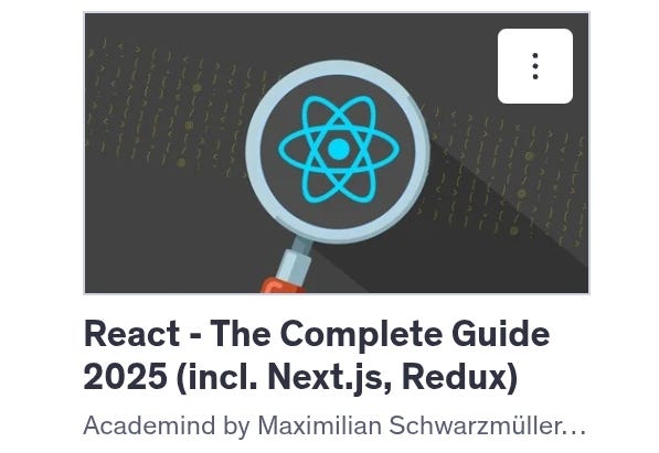 Getting started with React.js. Learning React became certain halfway ...