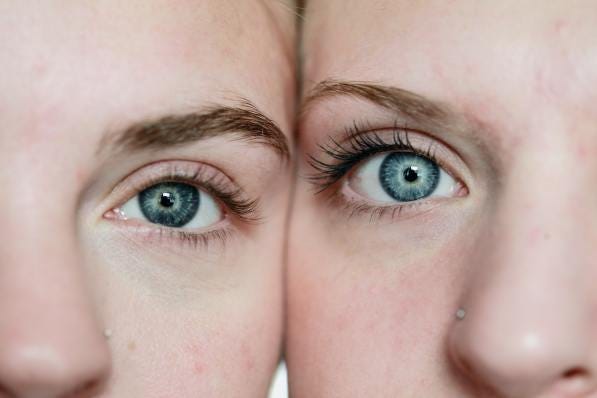 Blue Eyed Baby. Makeup tips to bring out the blue. by Allison