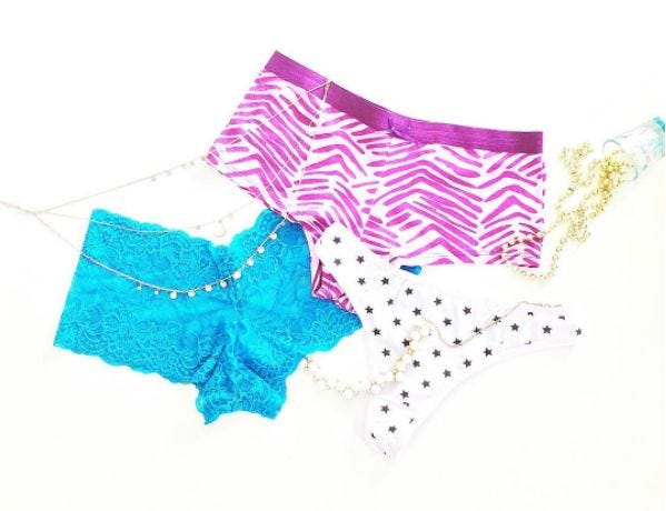 Knotty Knickers — Attractive, Affordable Undergarments Through Its  Subscription Options - Knotty Knickers - Medium