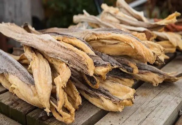 Cod Stockfish.Industrial Fishing in Norway Stock Photo - Image of