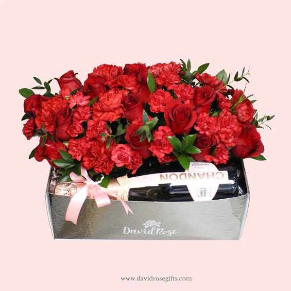 Valentine’s Day Flowers Delivery | Red Roses Box